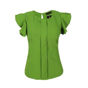 Women Fancy Green Blouse